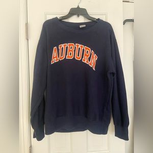 Auburn Crewneck MV Sport Size Large